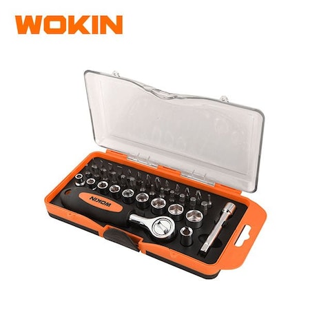Wokin 38 Piece Bit And Socket Set 206638